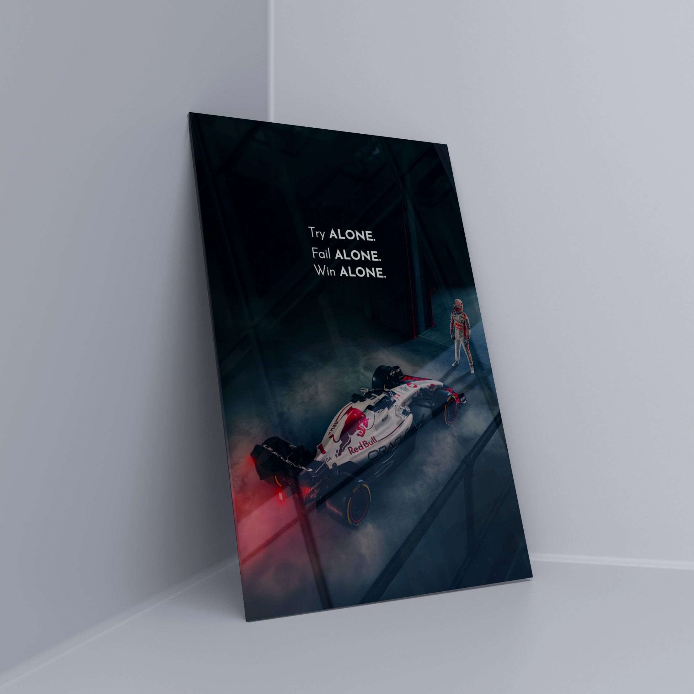 WIN ALONE | Acrylglas