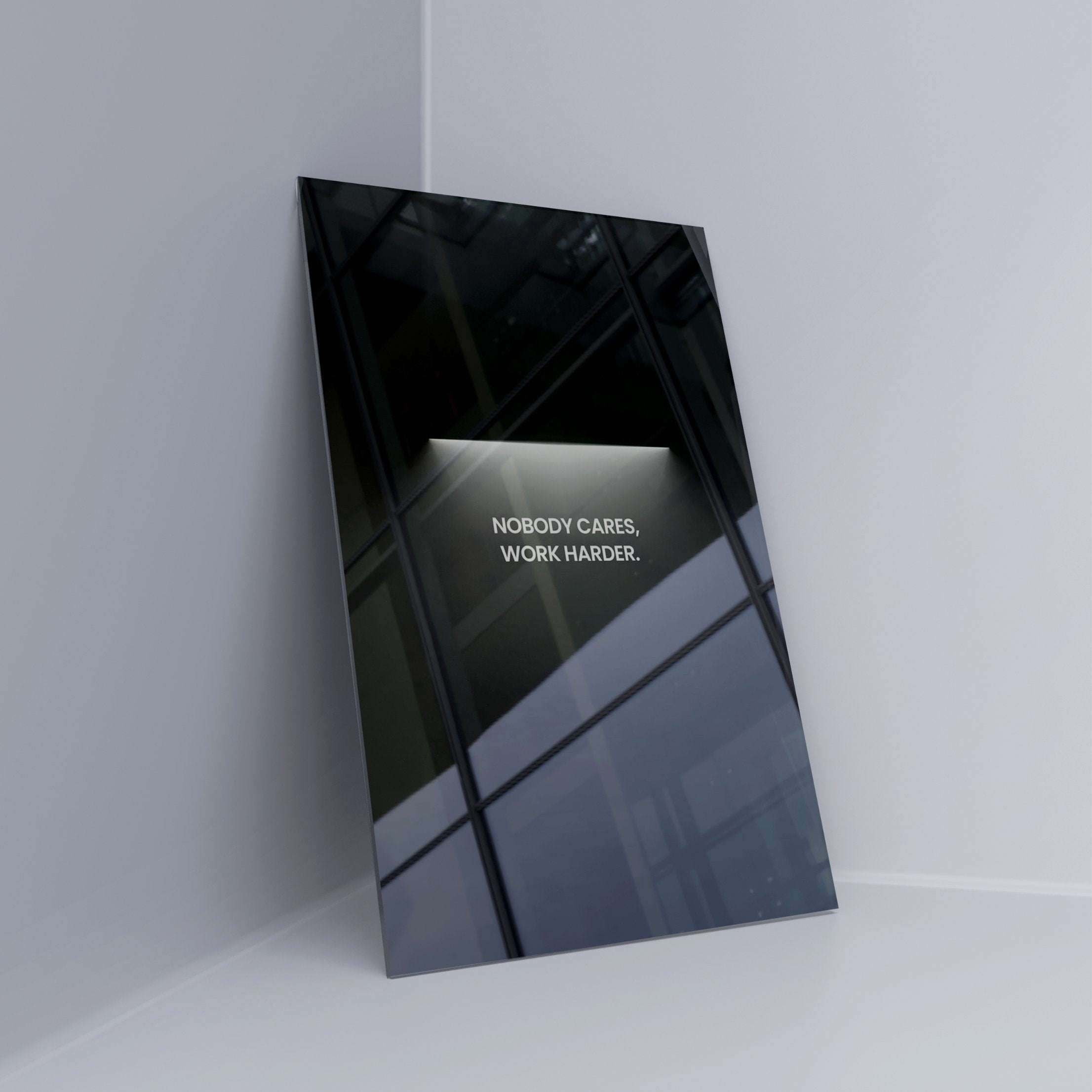 NOBODY CARES | Acrylglas